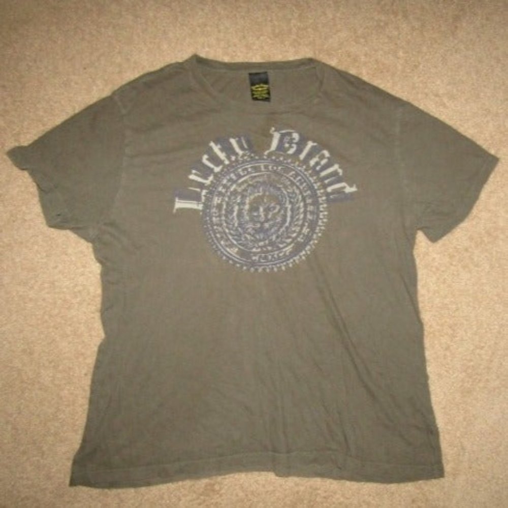 Lucky Brand Classic Fit Shirt Size XL Motorcycle
